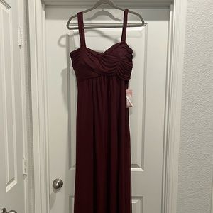 Birds Grey Cabernet Dress Size Large